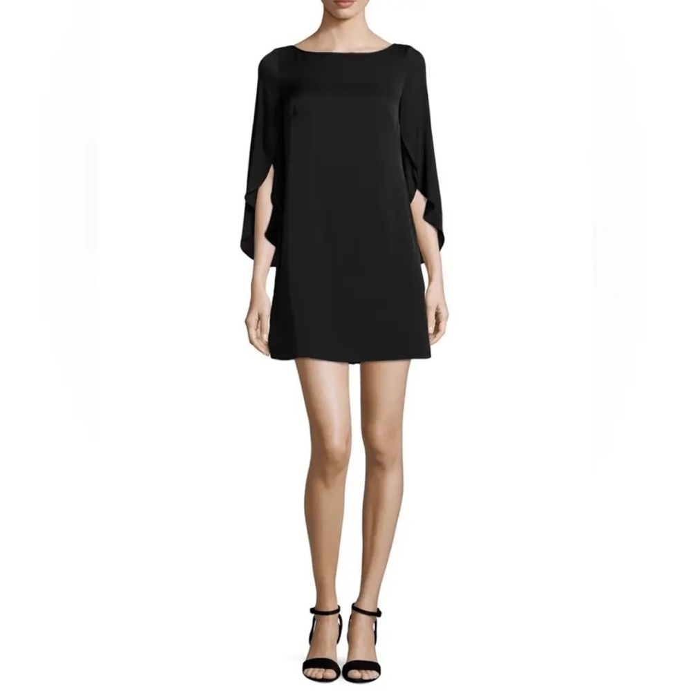 Milly stretch silk crepe butterfly dress NWT